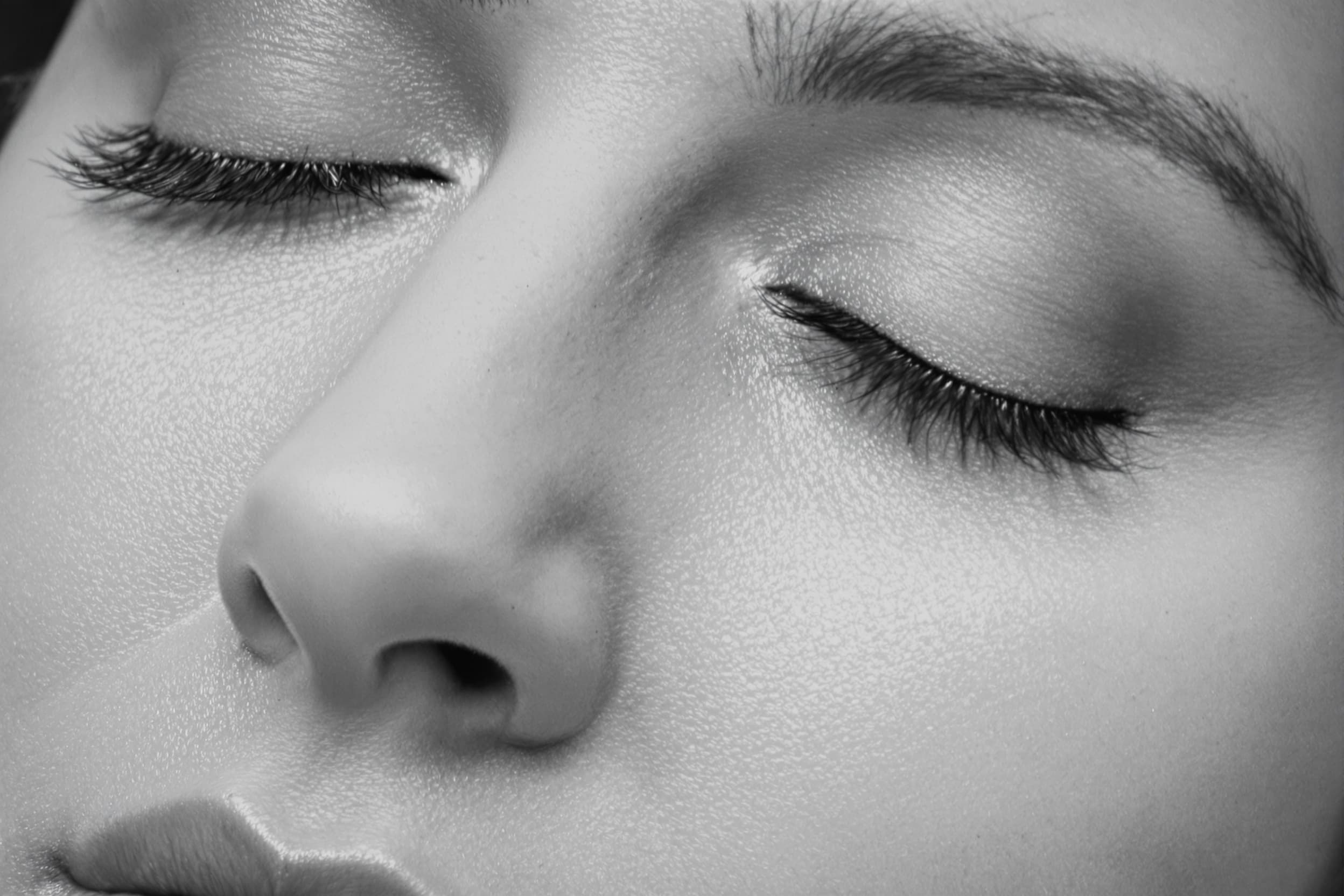 Serene Monochrome Portrait