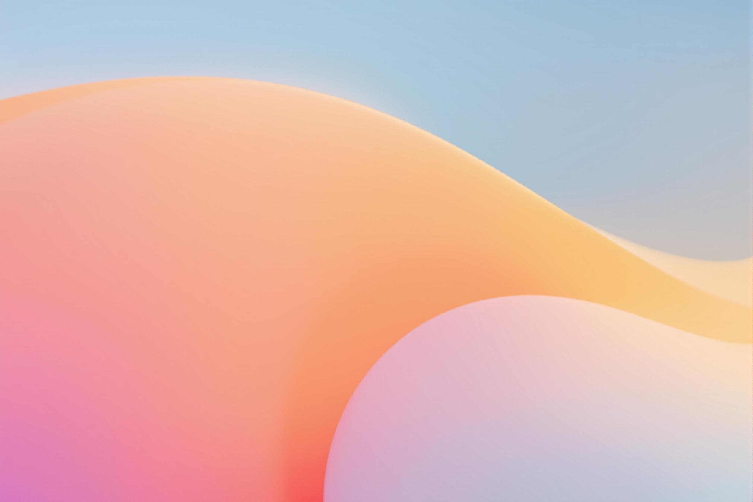 Tranquil Warm Gradient Abstract