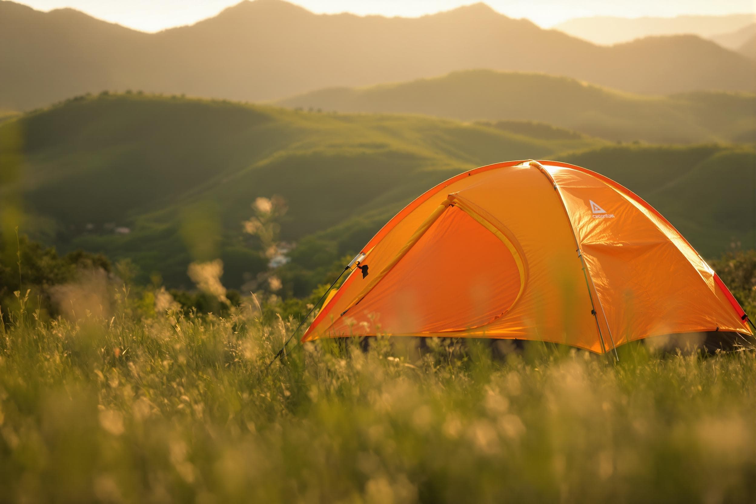 Serene Sunset Camping Escape