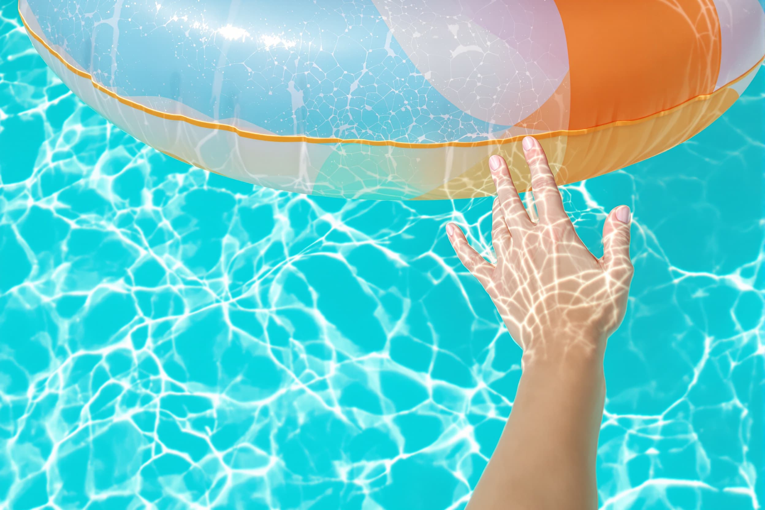 Summer Bliss: Hand in Pool
