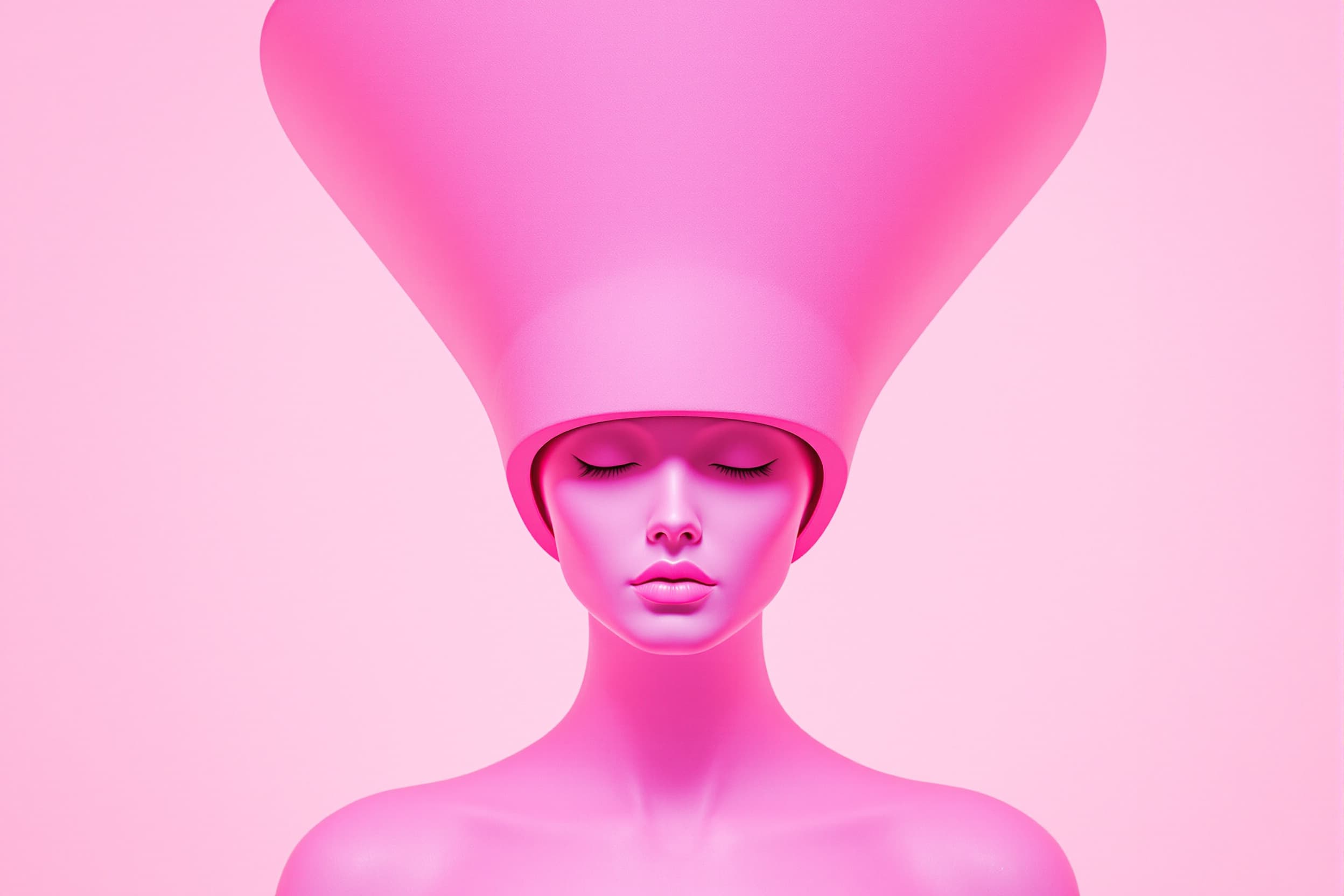 Futuristic Abstract Human Figure