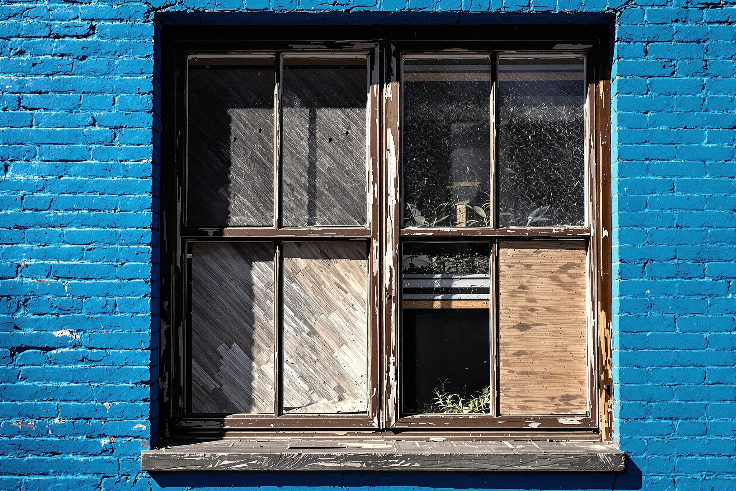 Urban Decay: Blue Brick Window