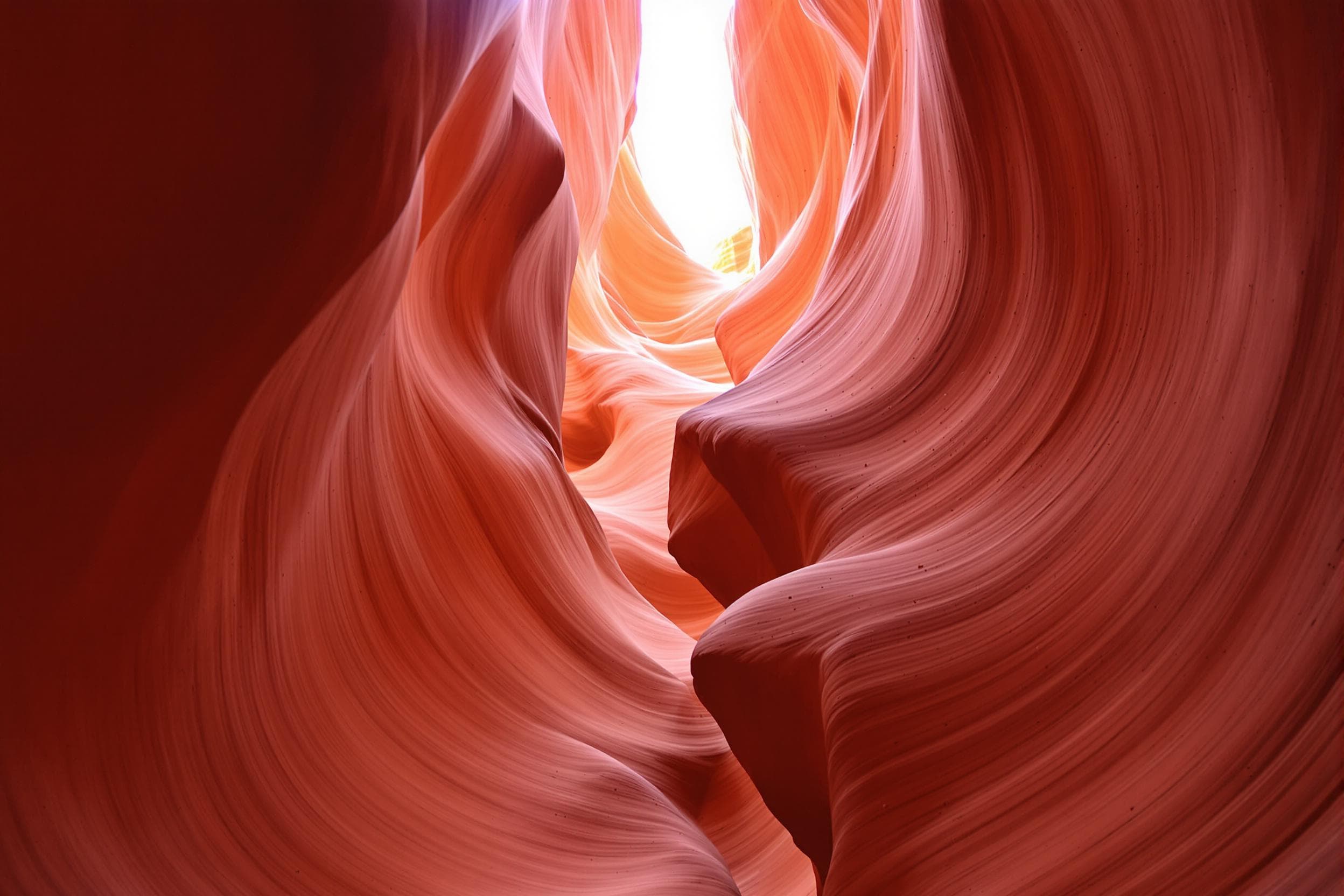 Serene Canyon View with Light Filters