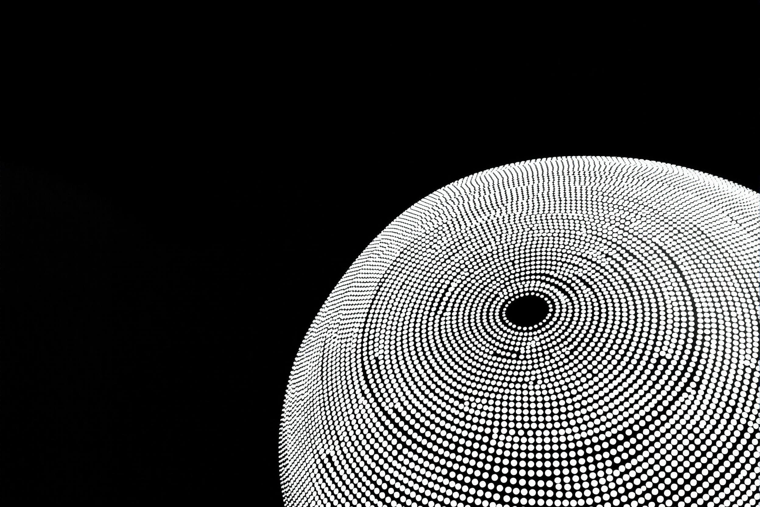 Minimalist Dome with Circular Patterns
