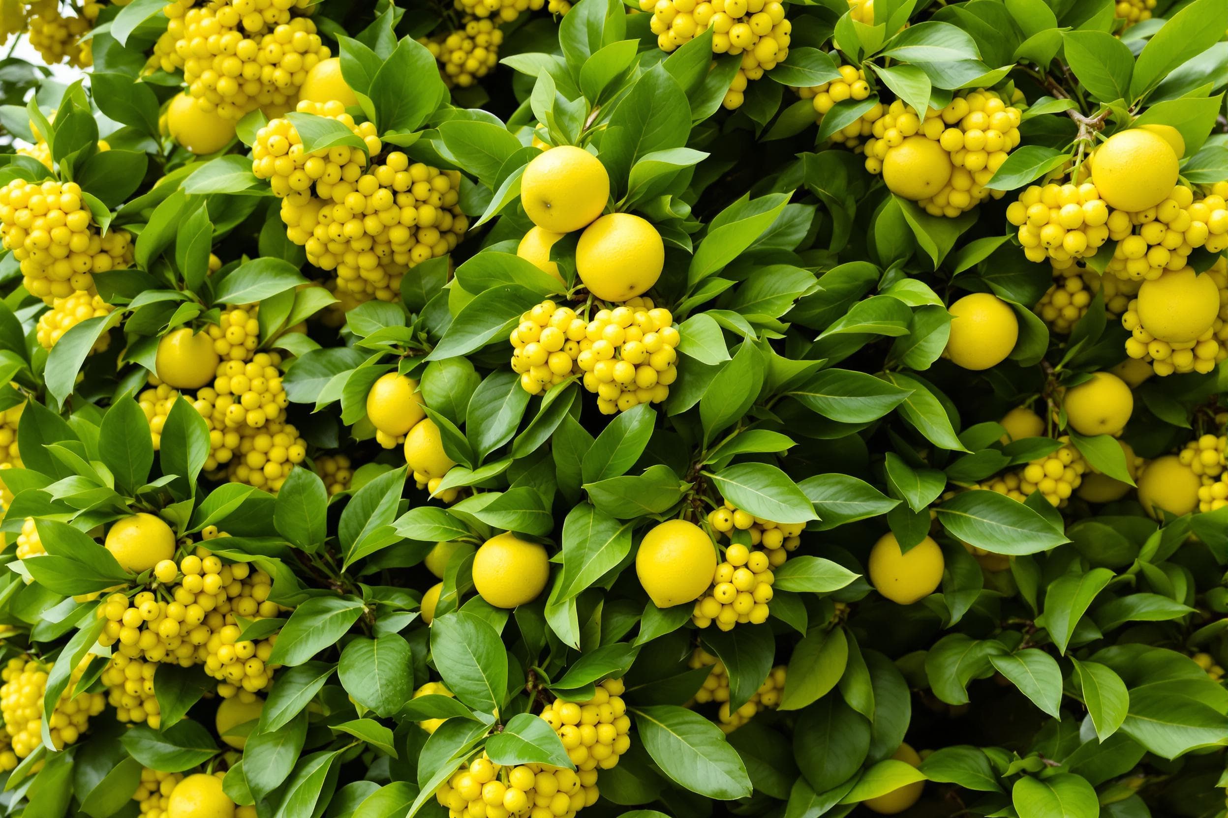 Luscious Lemon Tree Close-Up