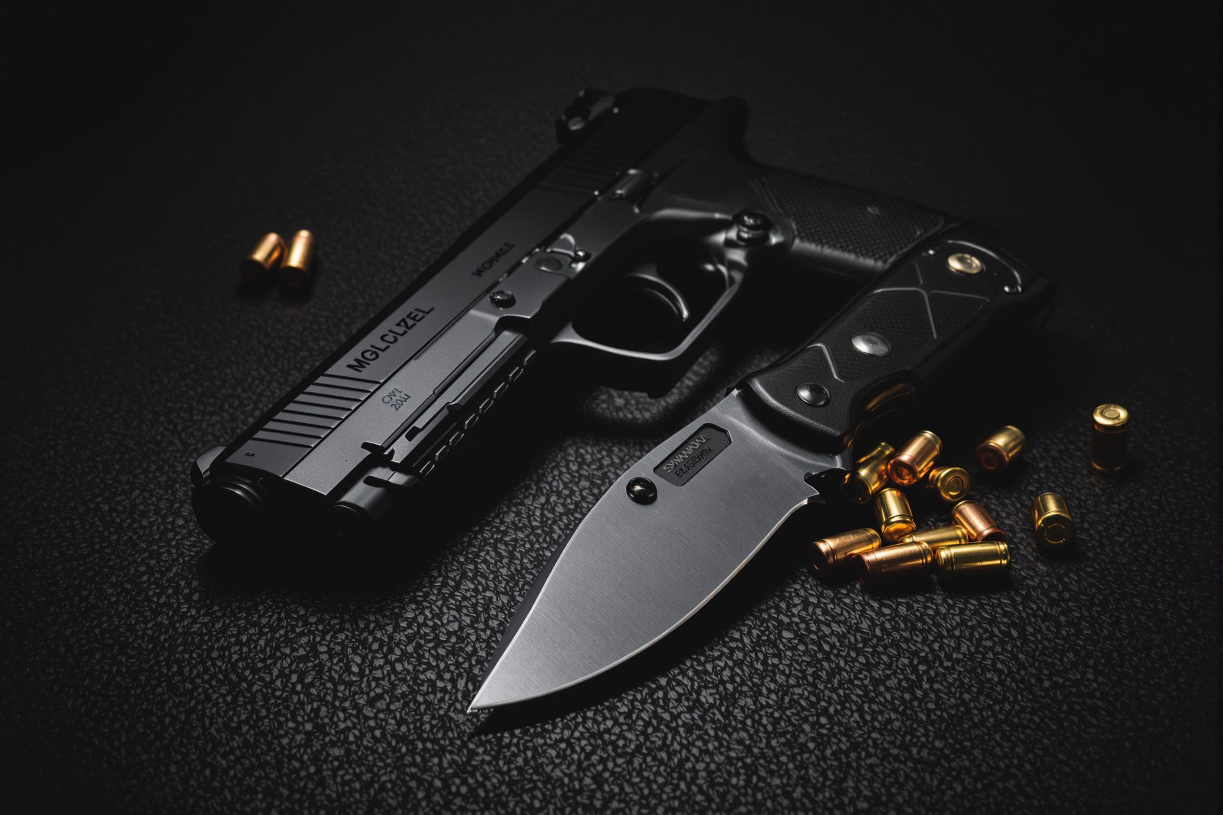 Tension: Pistol and Knife Composition