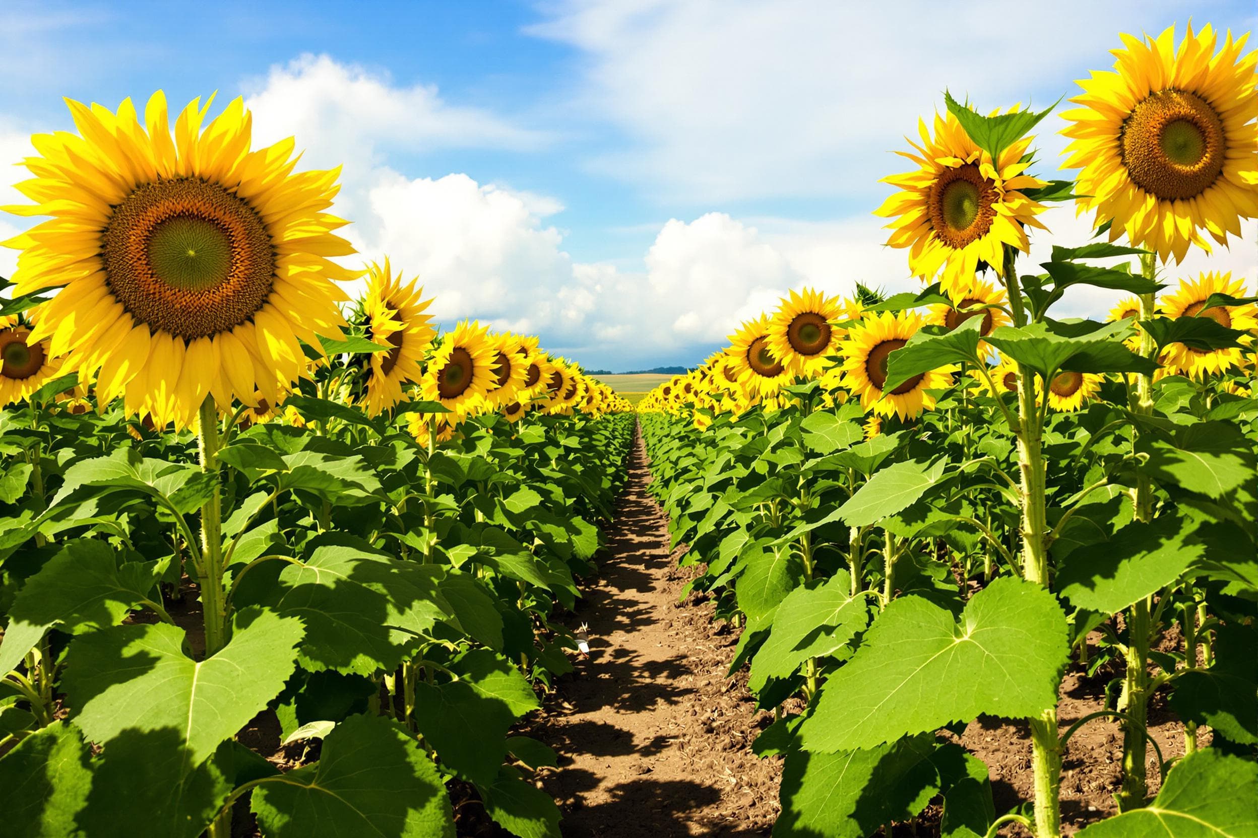 Sunny Sunflower Serenity