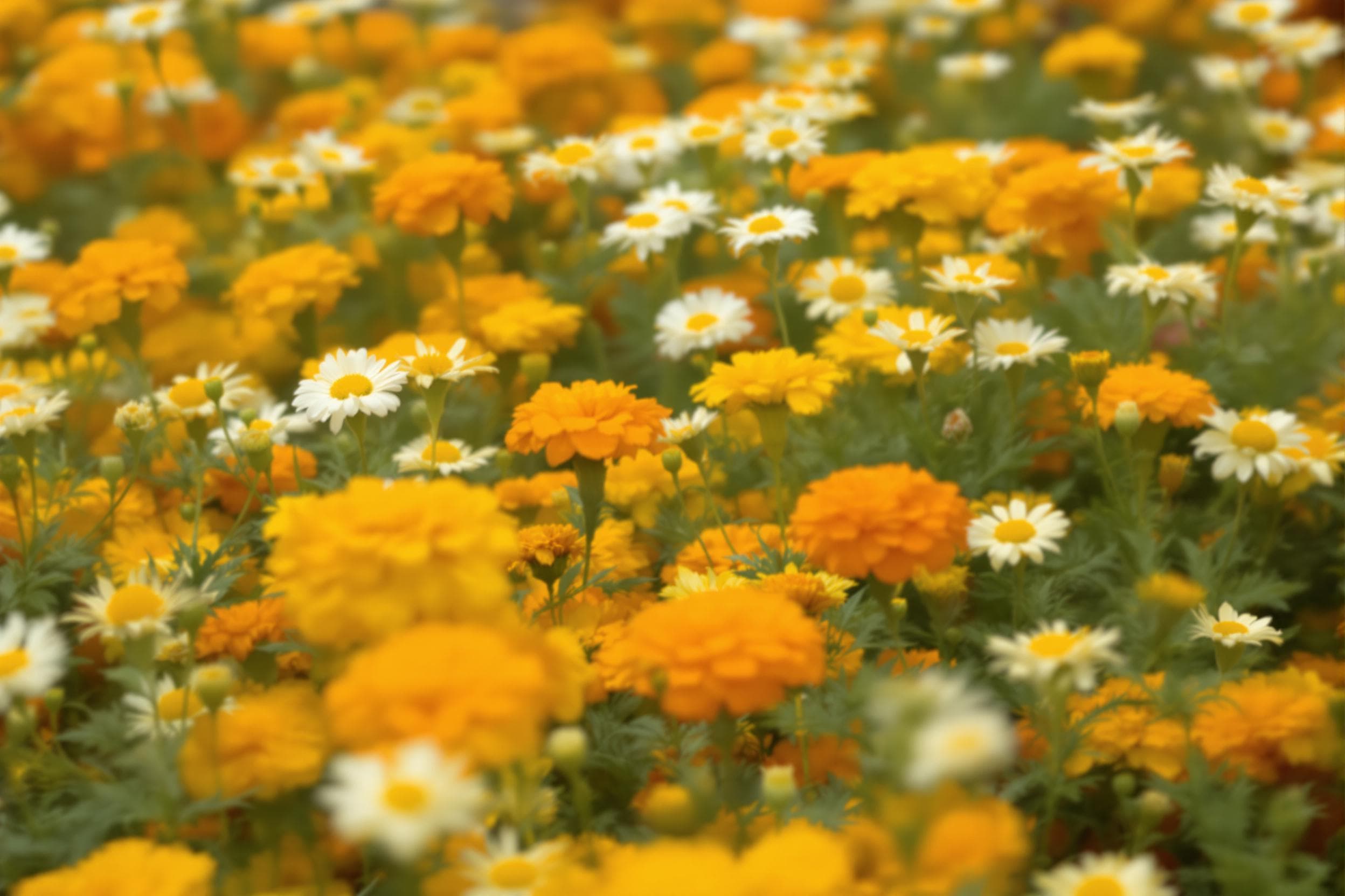 Dreamy Flower Field in Bloom