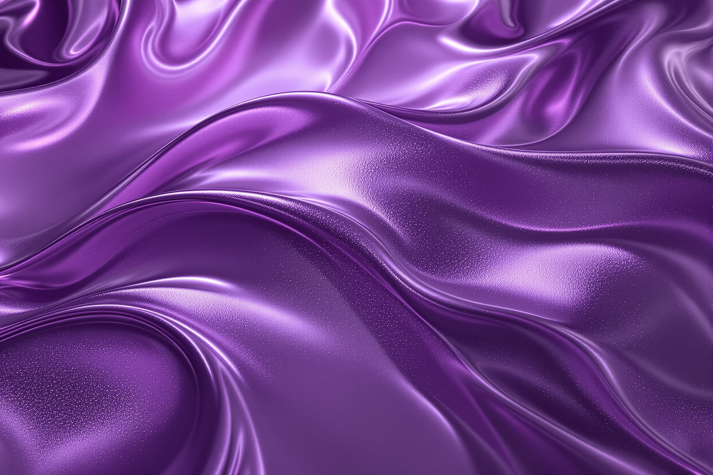 Fluid Waves in Purple Serenity