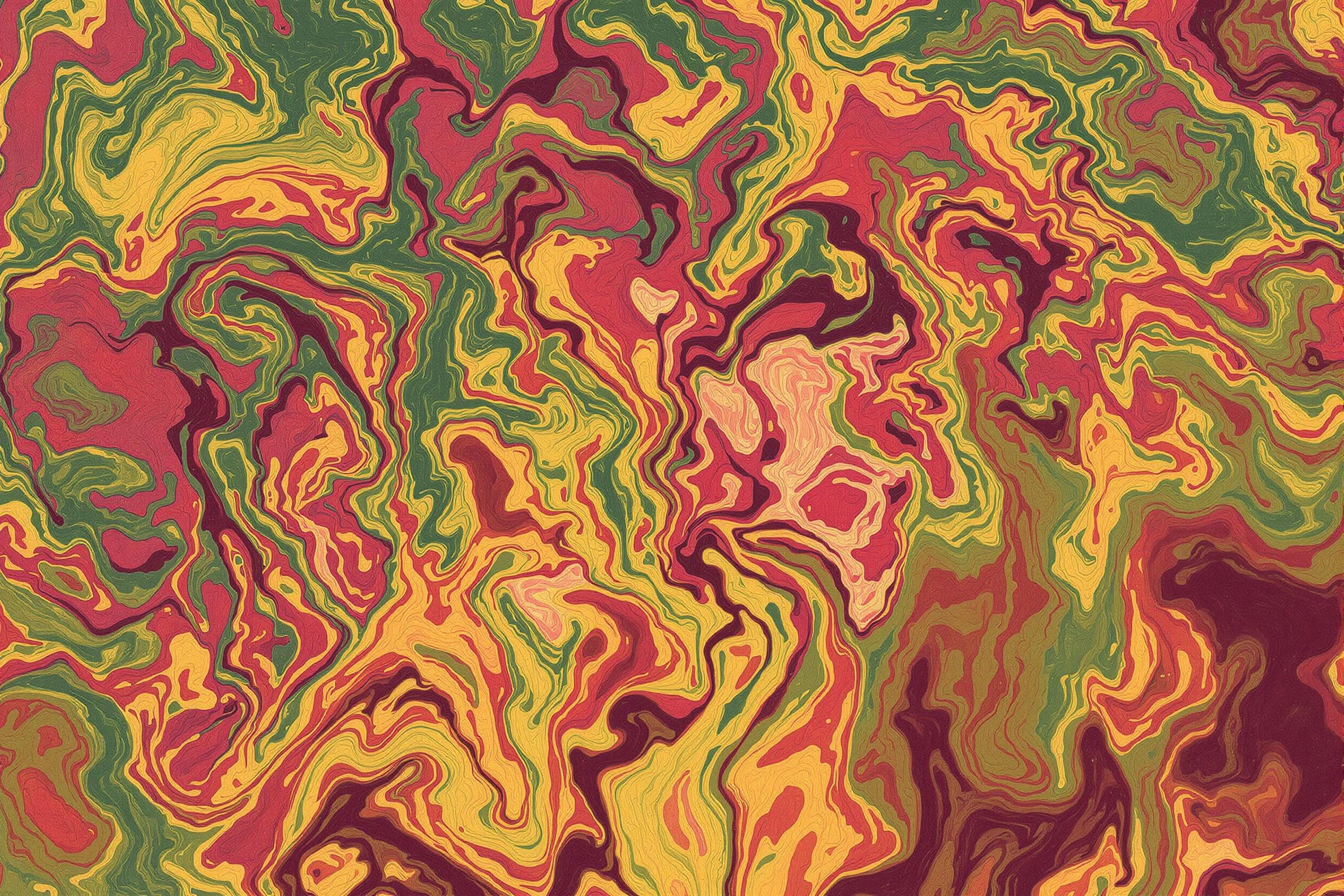 Vibrant Abstract Earthscape
