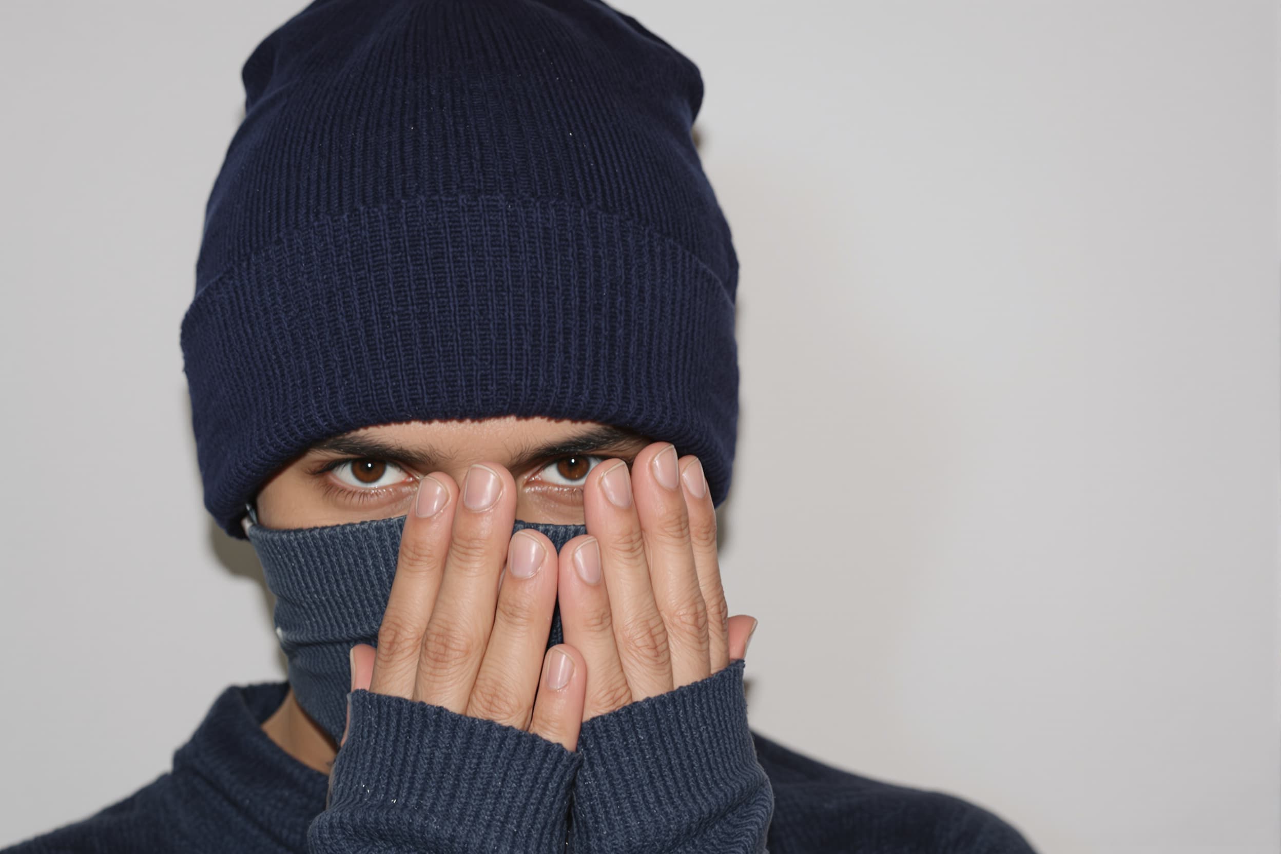 Introspective Mystery in Blue