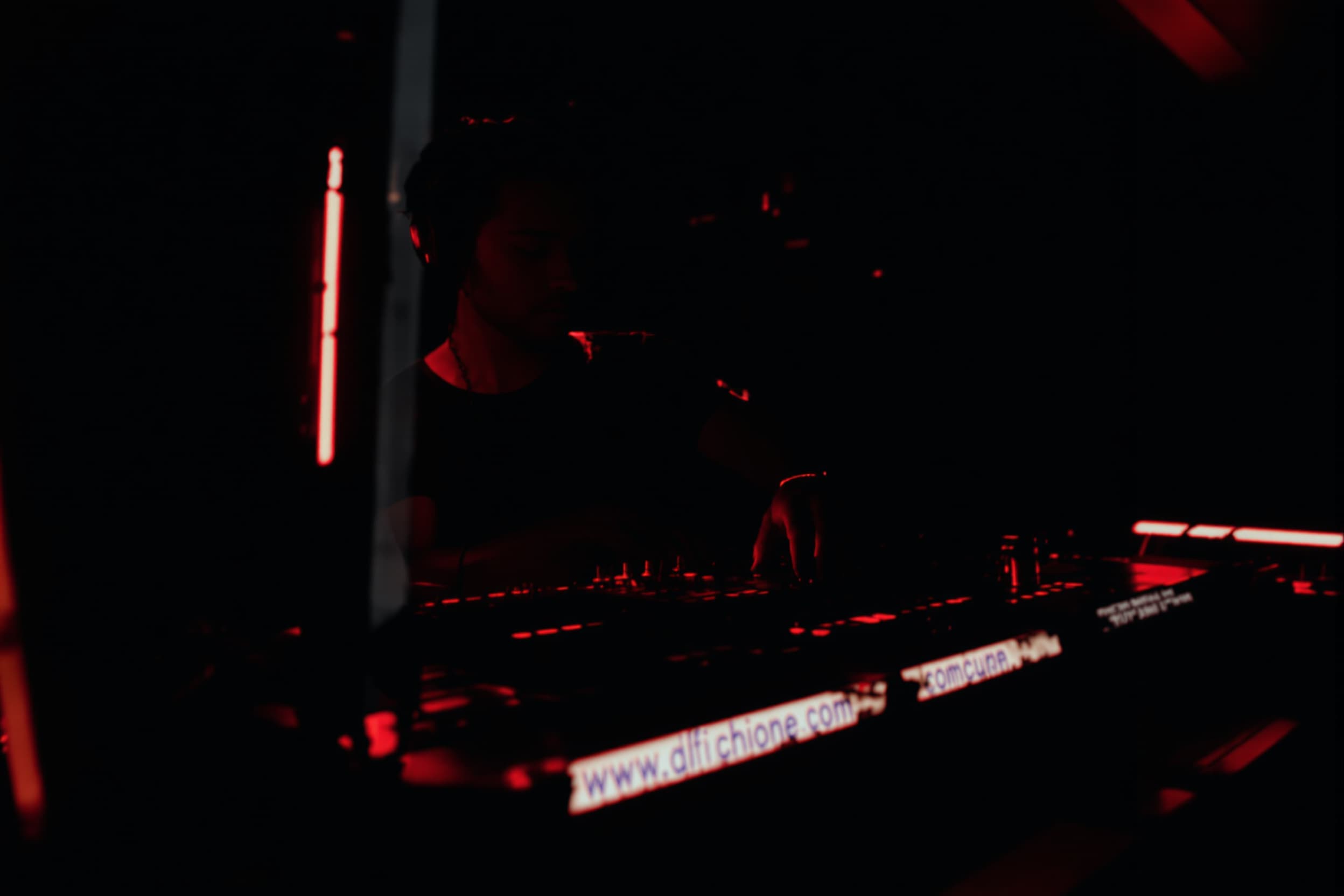 Red-Hued Artistic Focus