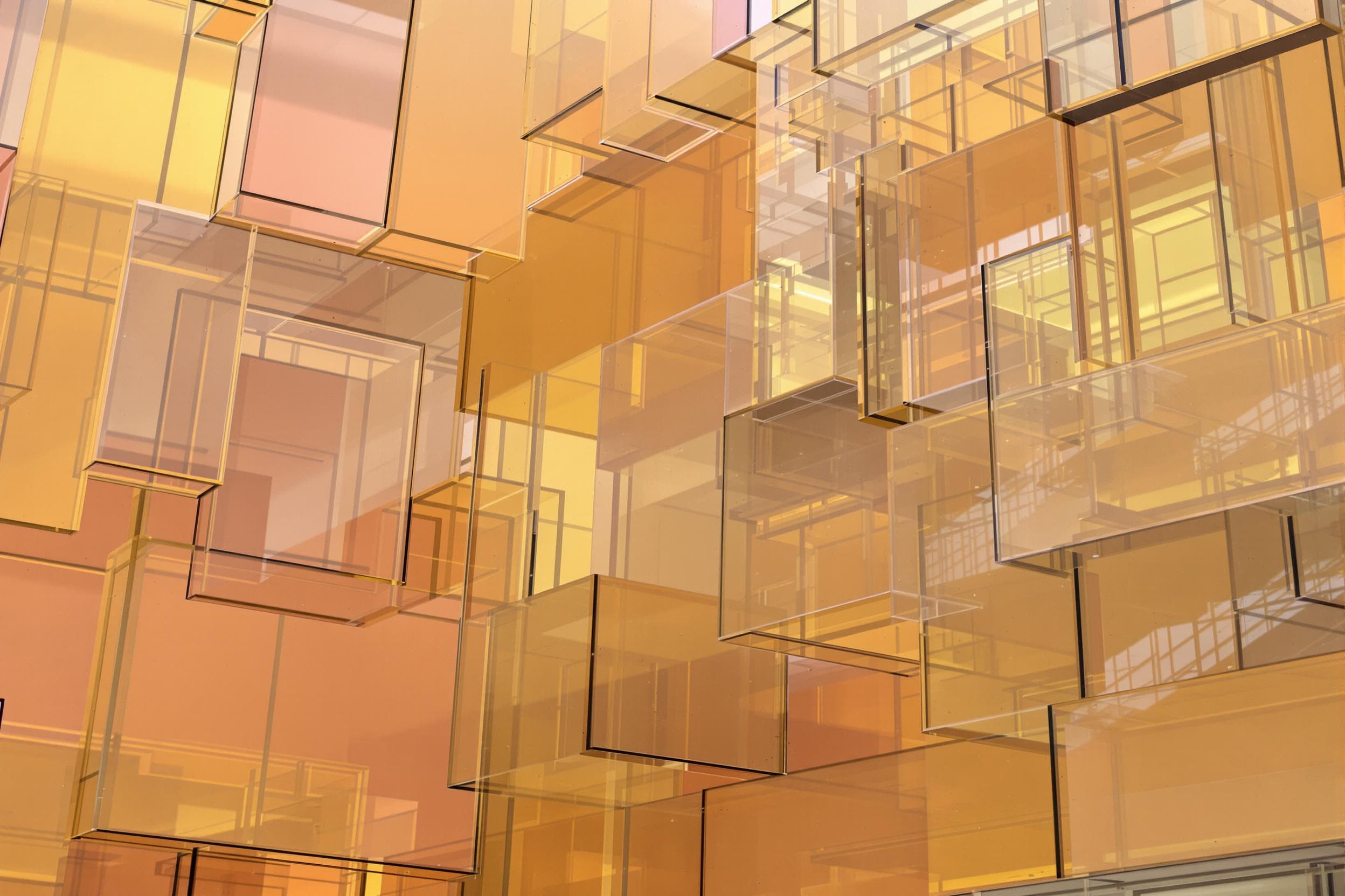 Serene Abstract Architectural Layers