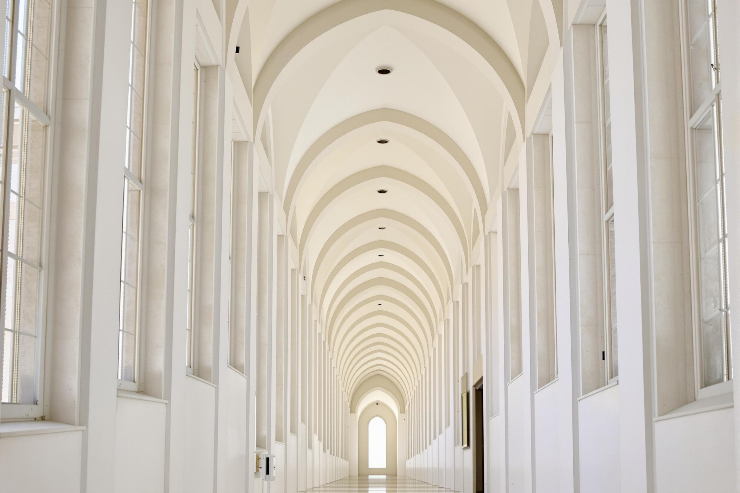 Serene Modern Architectural Corridor