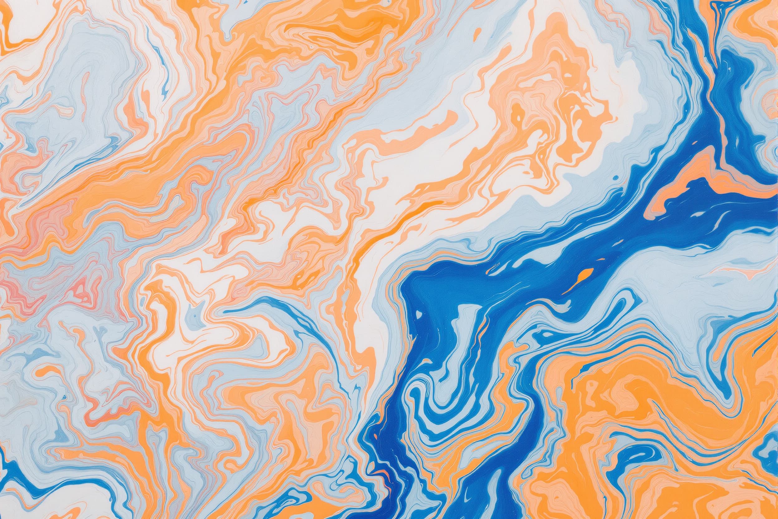 Vibrant Abstract Fluid Art