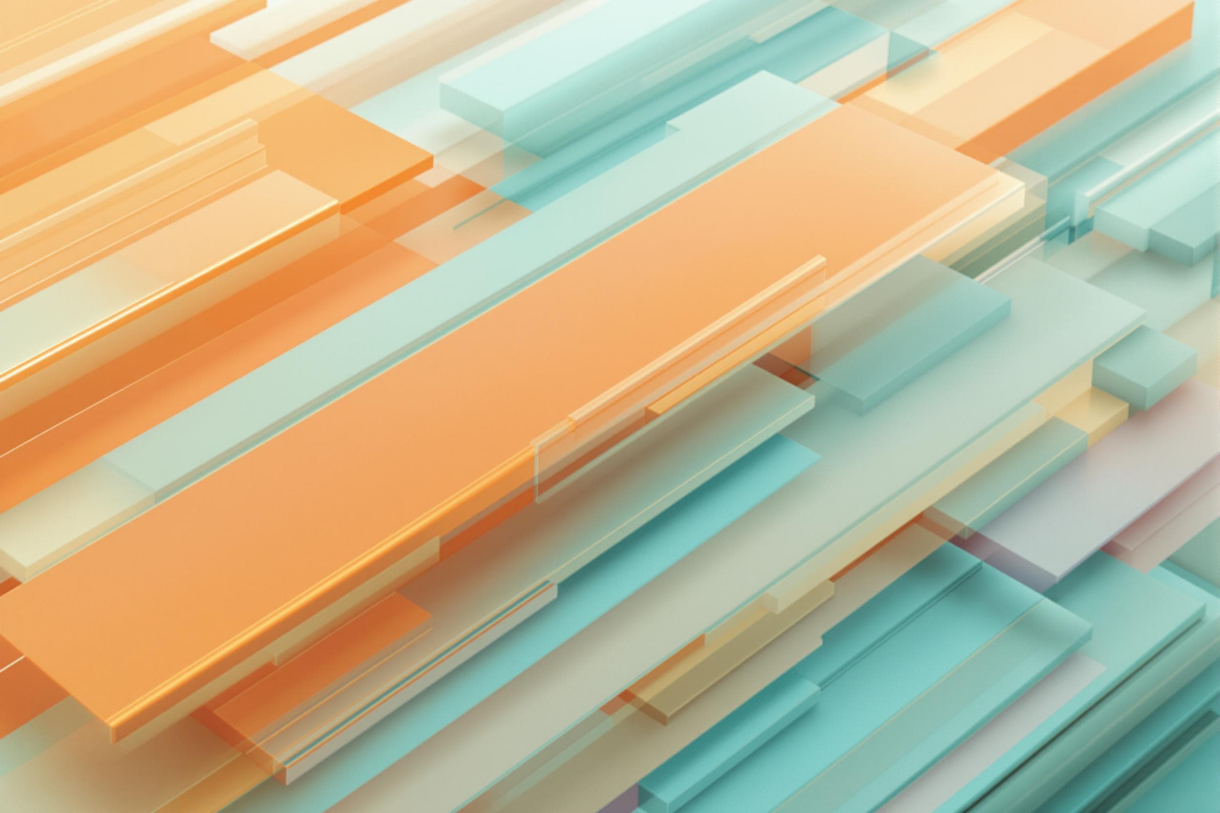 Vibrant 3D Abstract Grid Design