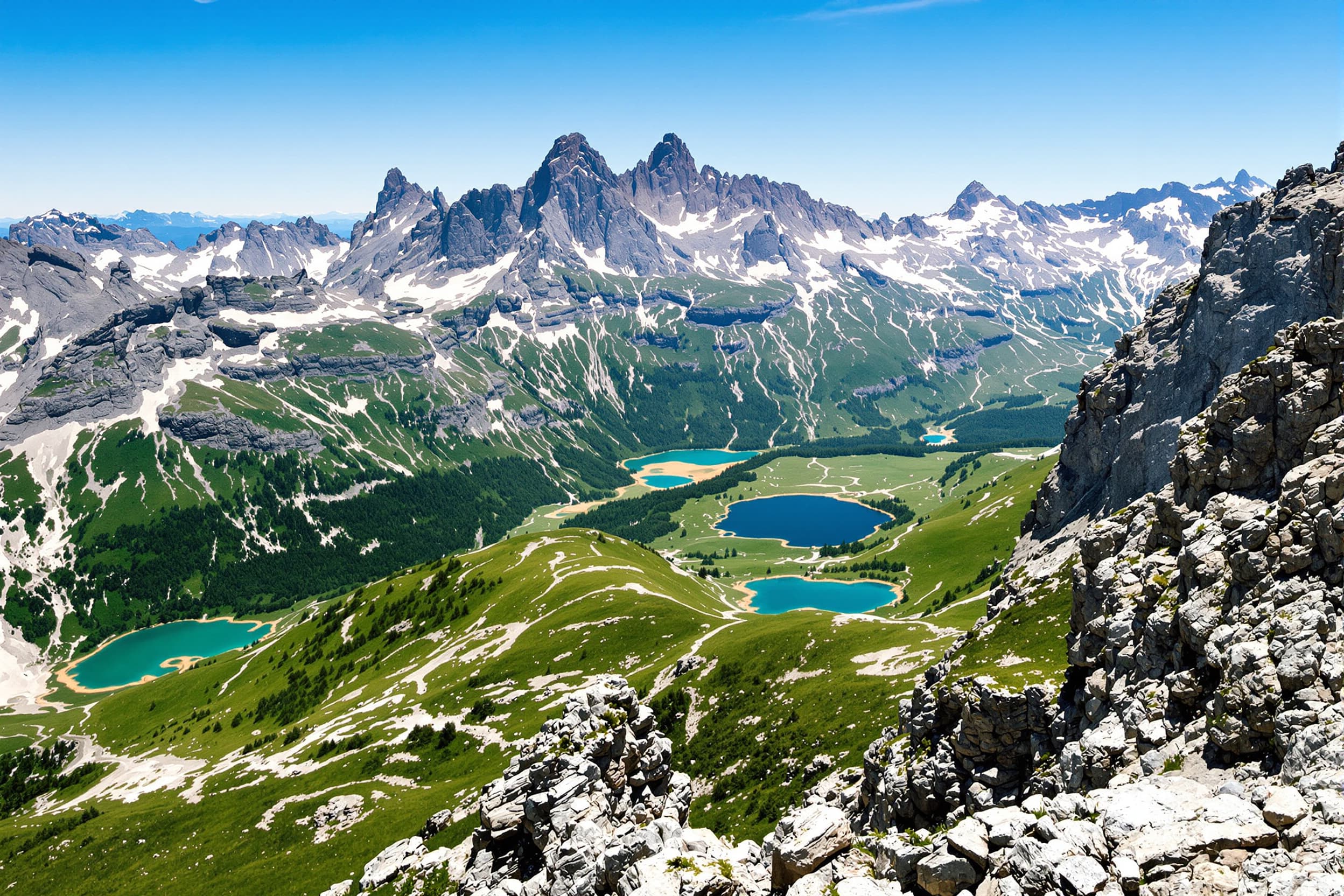 Majestic Alpine Landscape