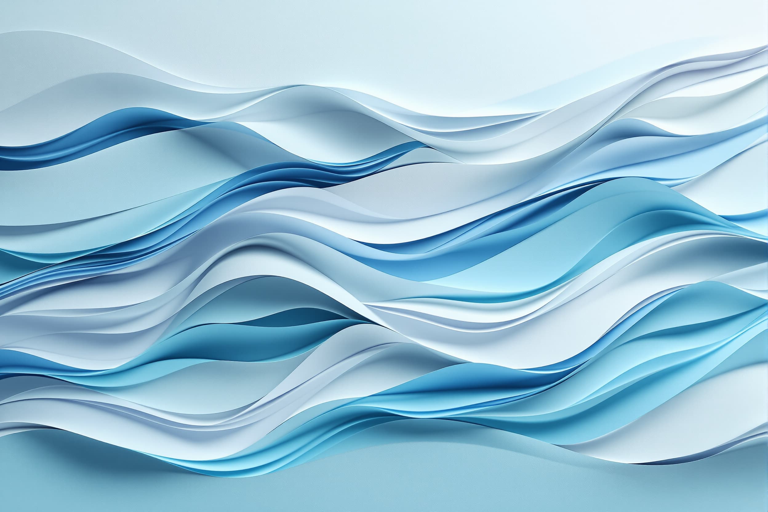 Serene Abstract Paper Waves