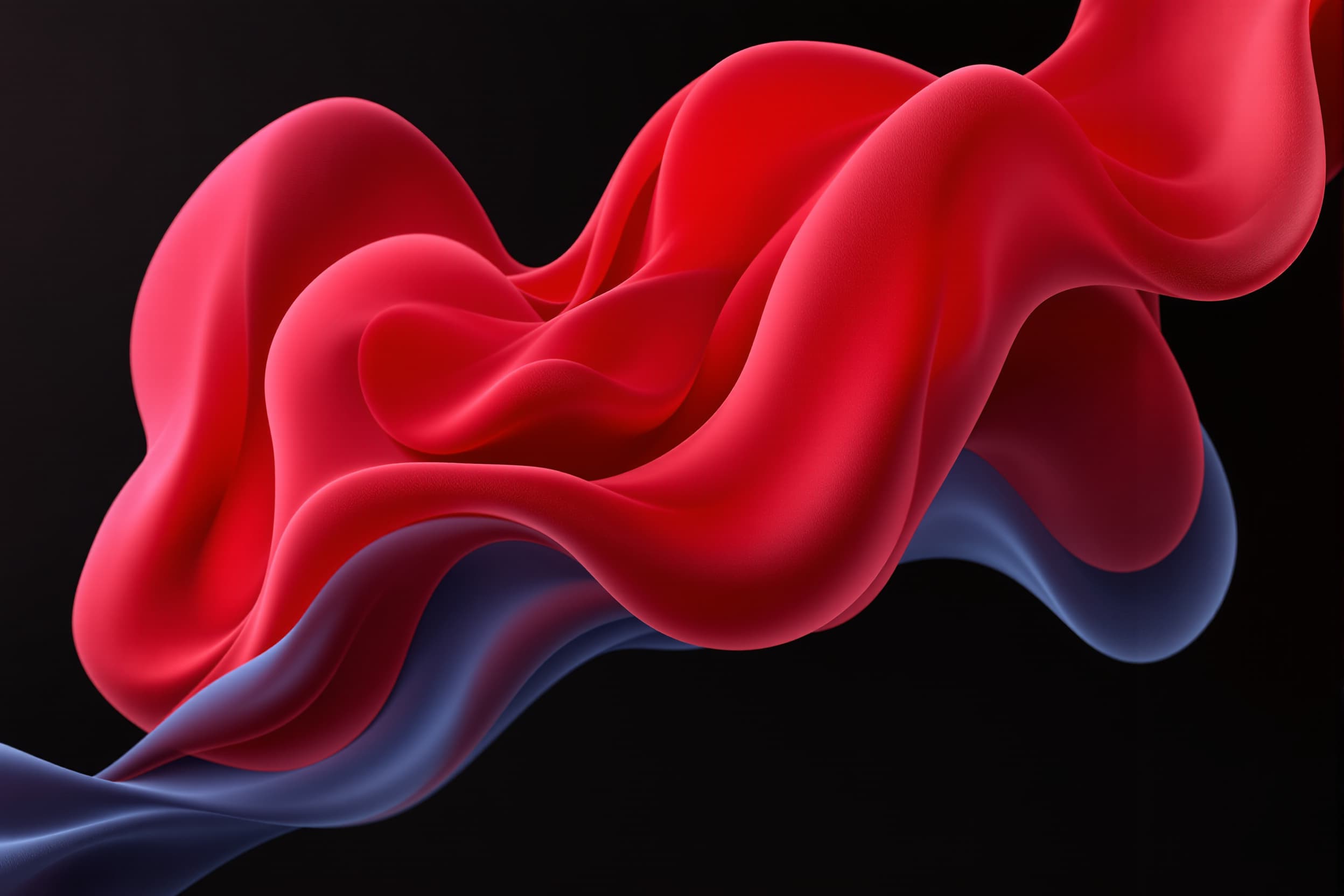 Fluid Abstract Organic Forms