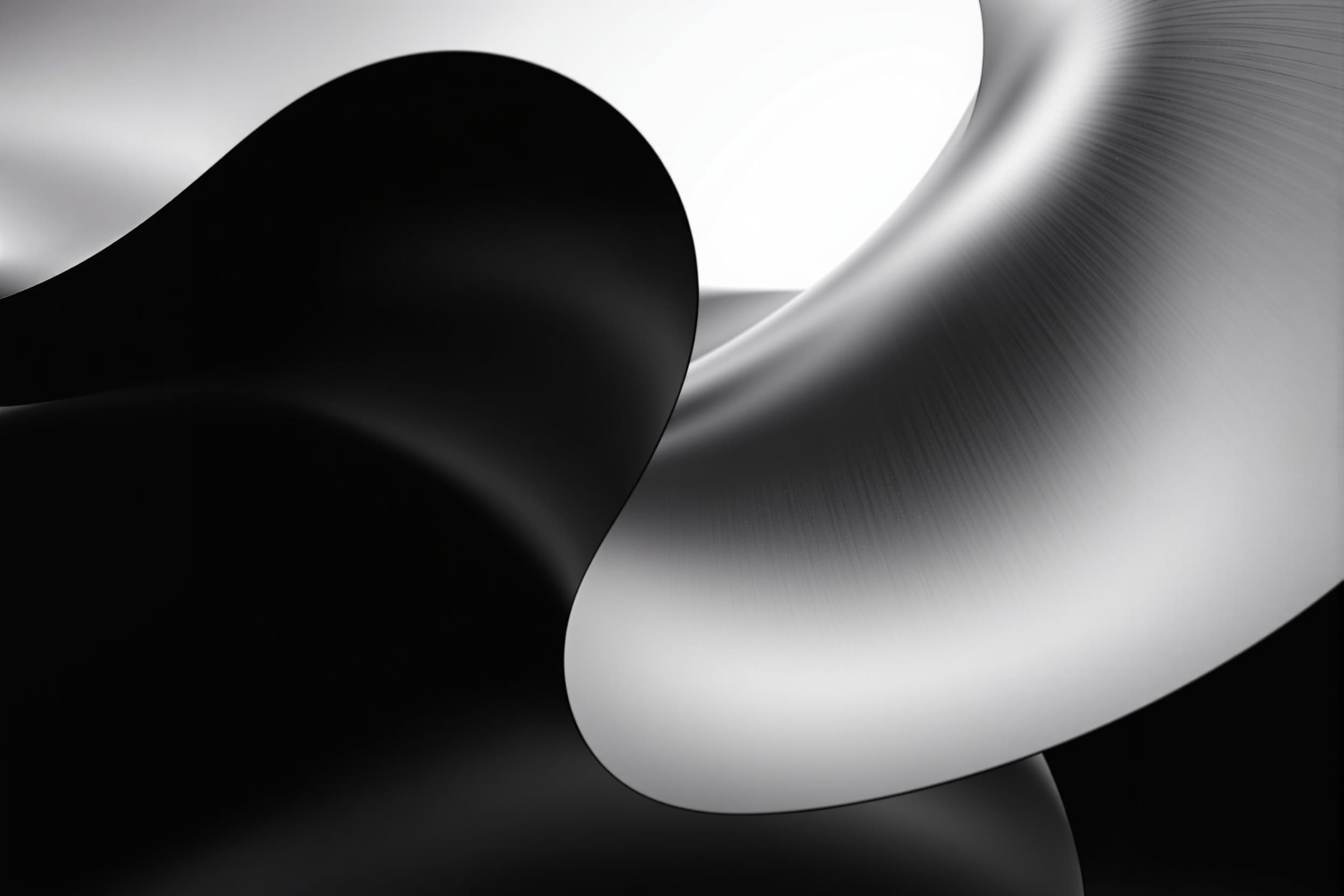 Elegant Black Abstract Surfaces