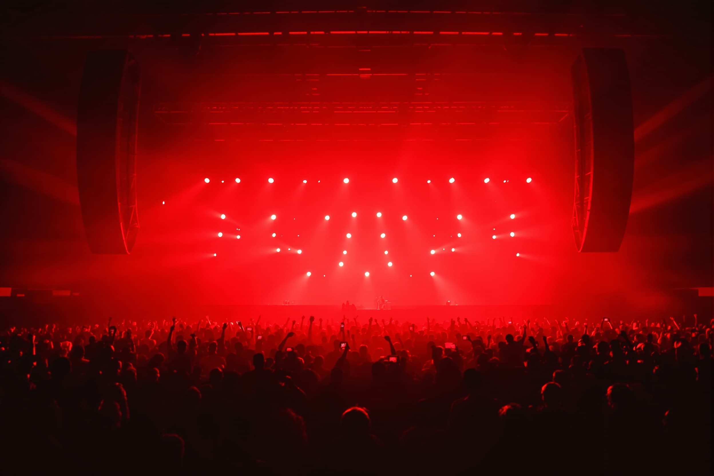 Electric Red Concert Vibes