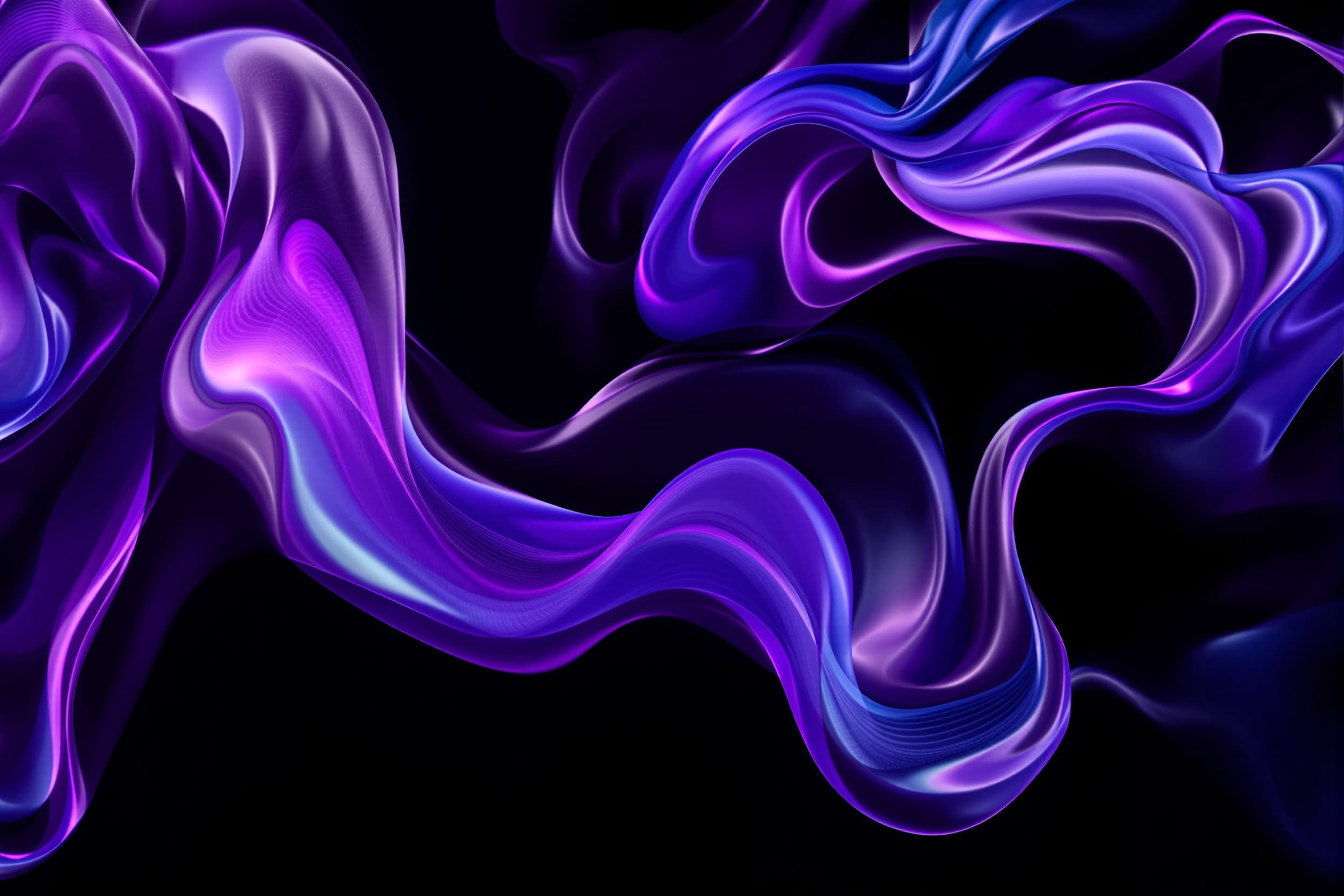 Ethereal Flow of Colorful Shapes