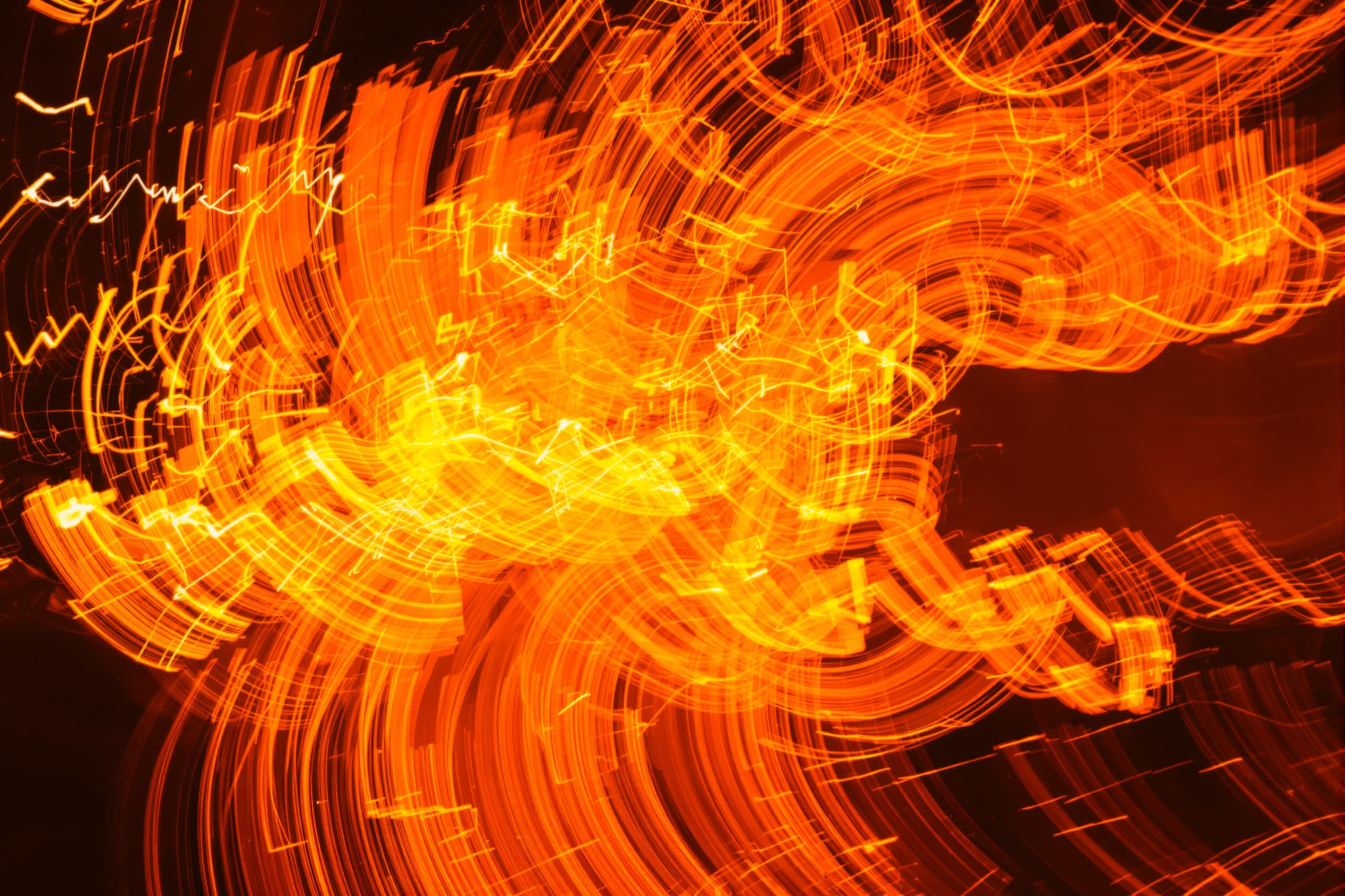 Vibrant City Lights in Motion