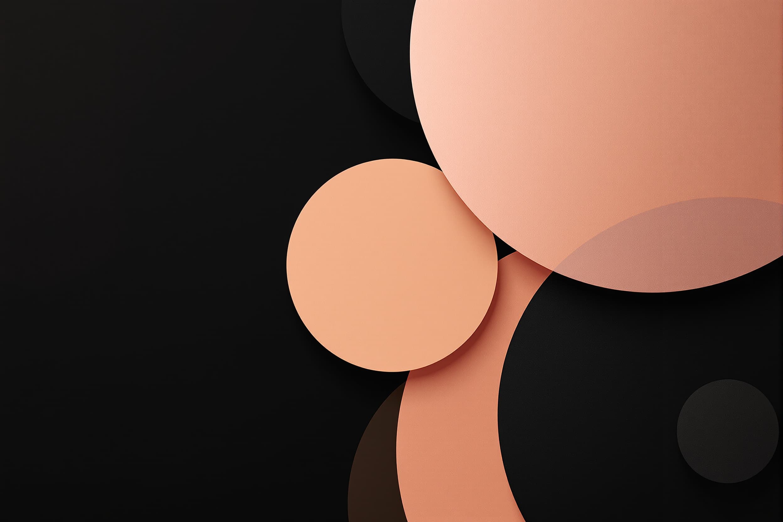 Serene Abstract Circles in Pastel Gradients